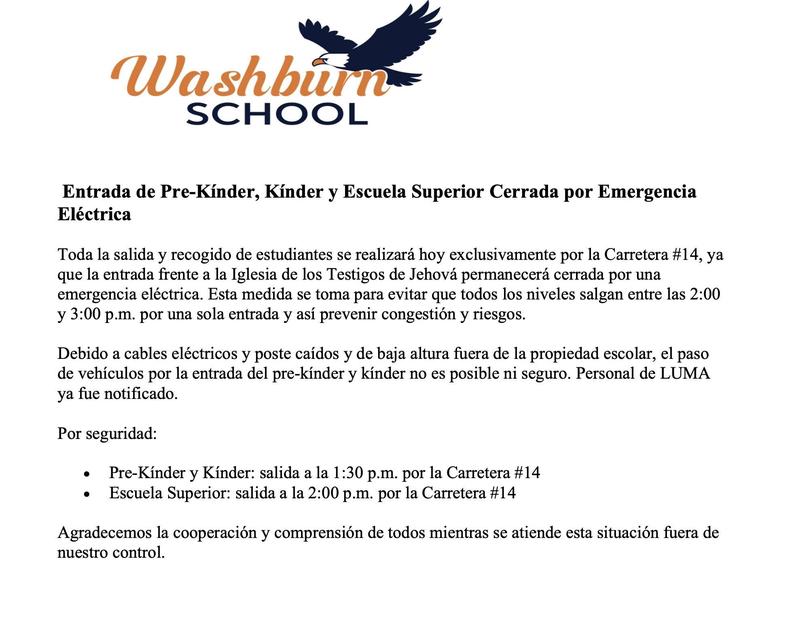 Pre-K, Kindergarten, and High School Entrance Closed Due to Electrical Cables Emergency Featured Photo