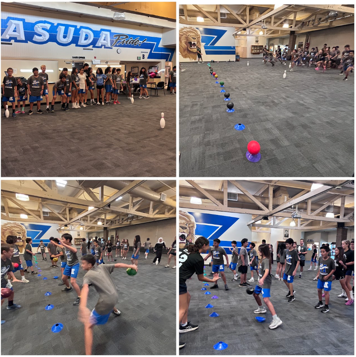 Indoor middle school PE