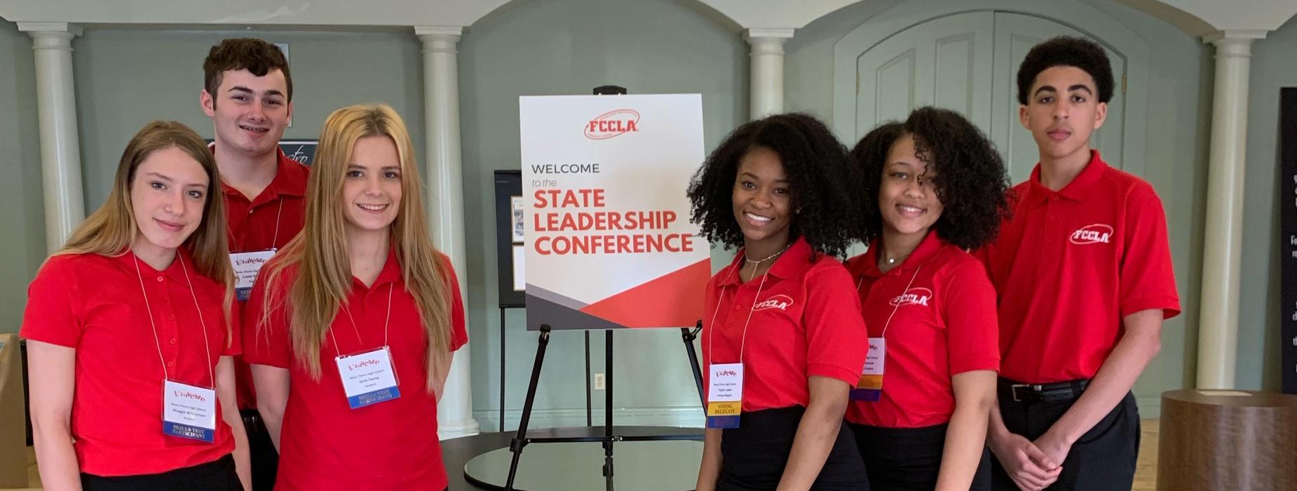 BCHS FCCLA members attended the FCCLA State Conference in Lafayette, Louisiana. They are: Caleb K., Janie E., Taylor L., India R., and Joshua T.