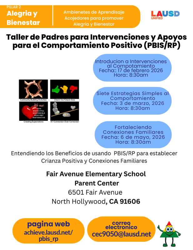 Taller de PBIS: Fortalecimiento de los vínculos familiares con Carman Camacho