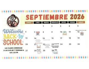 P.S. 81 September 2026-2027 Calendar - Spanish