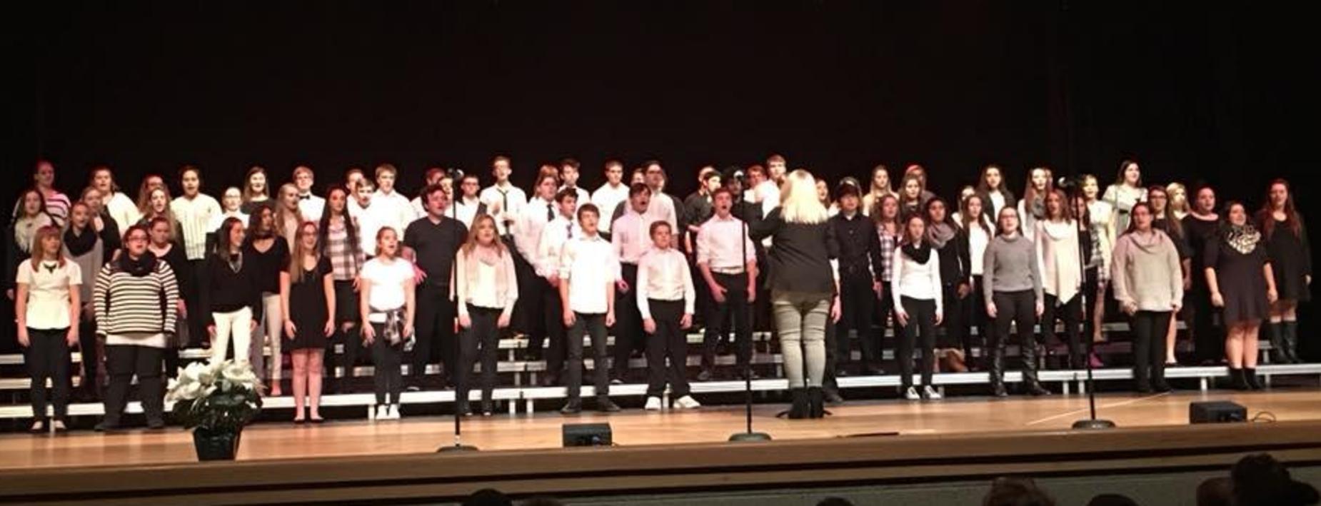Varsity Chorus performing at Princeton