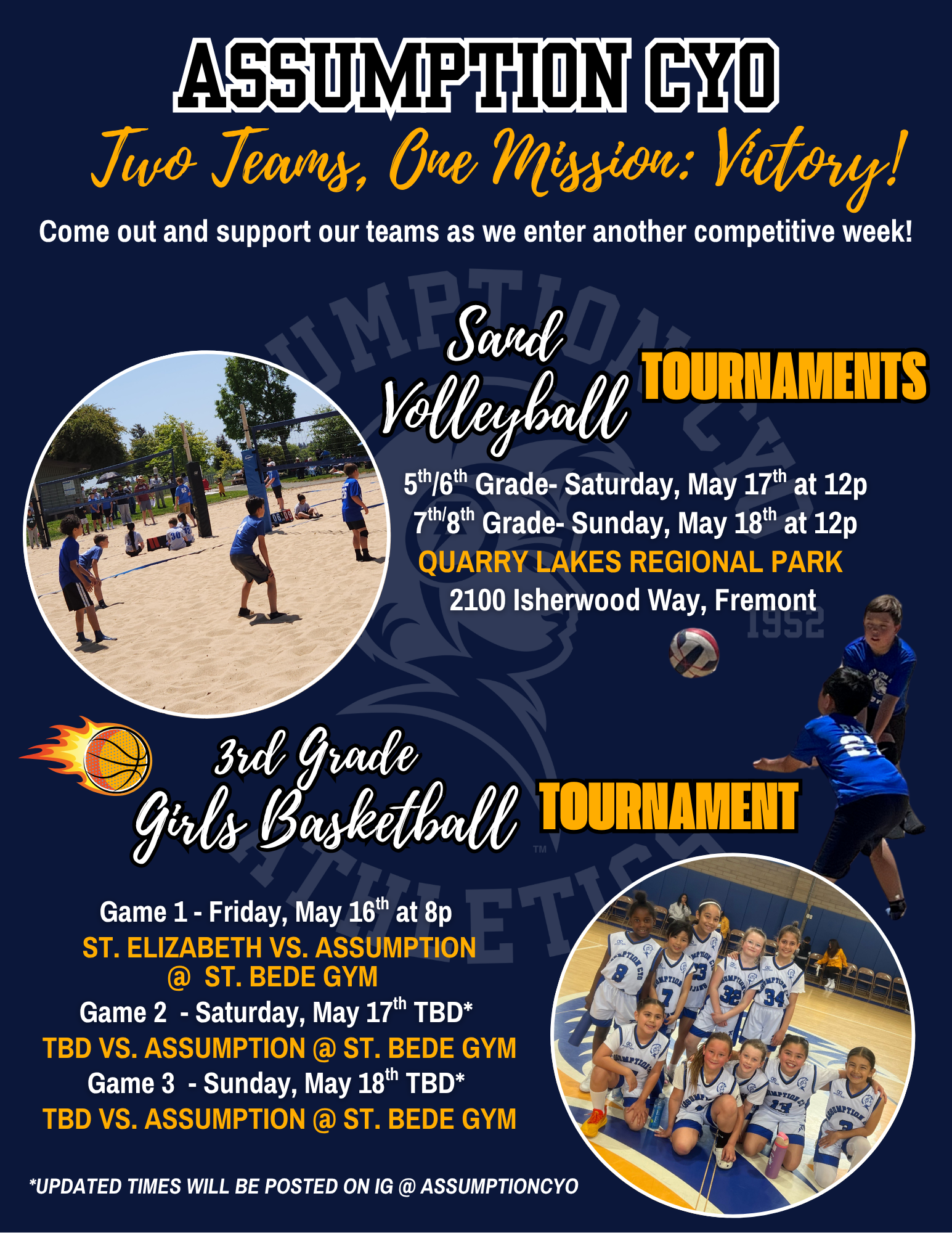 CYO Spring Tournies