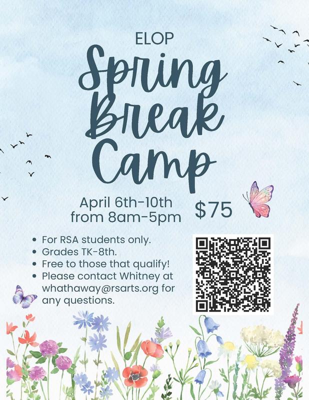 Spring Summer Camp April 6th-10th 8-5pm