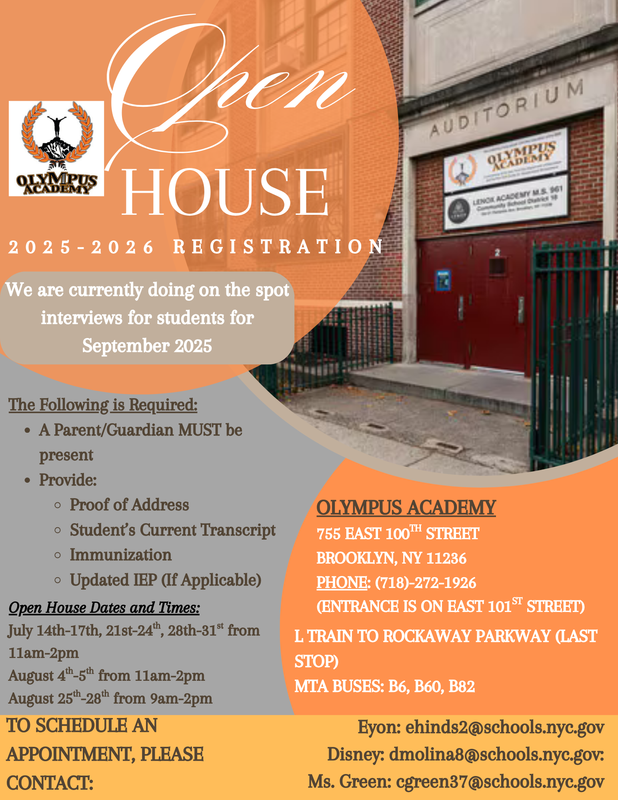 Open house flyer