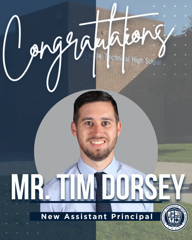 Timothy Dorsey New Assistant Principal at Delcastle Technical High School