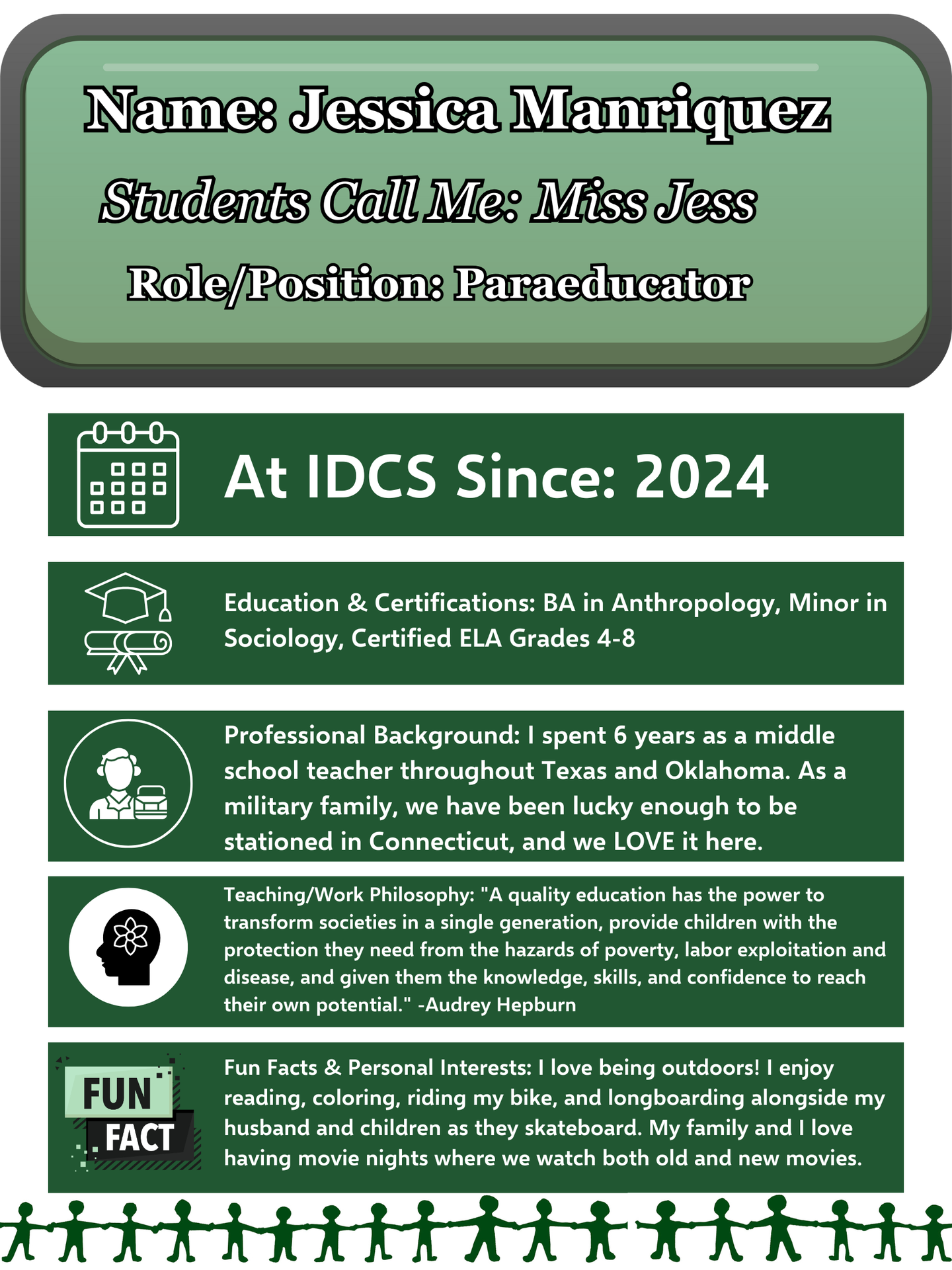 Jess Manriquez Staff Bio