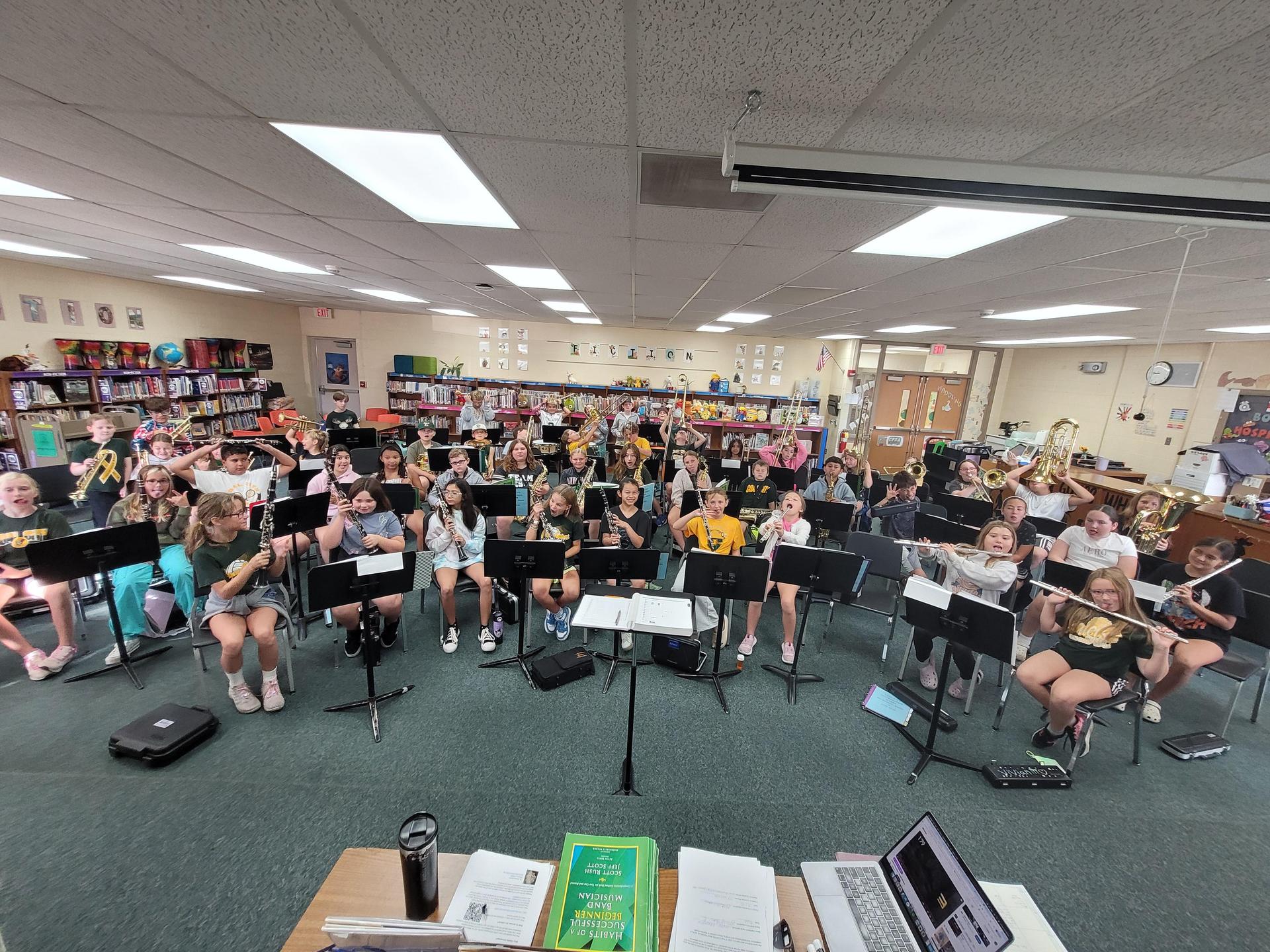 The 2025-2026 CCIS Beginning Band