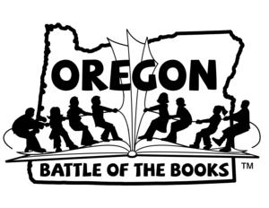 Graphic image of the Oregon Battle of the Books logo.