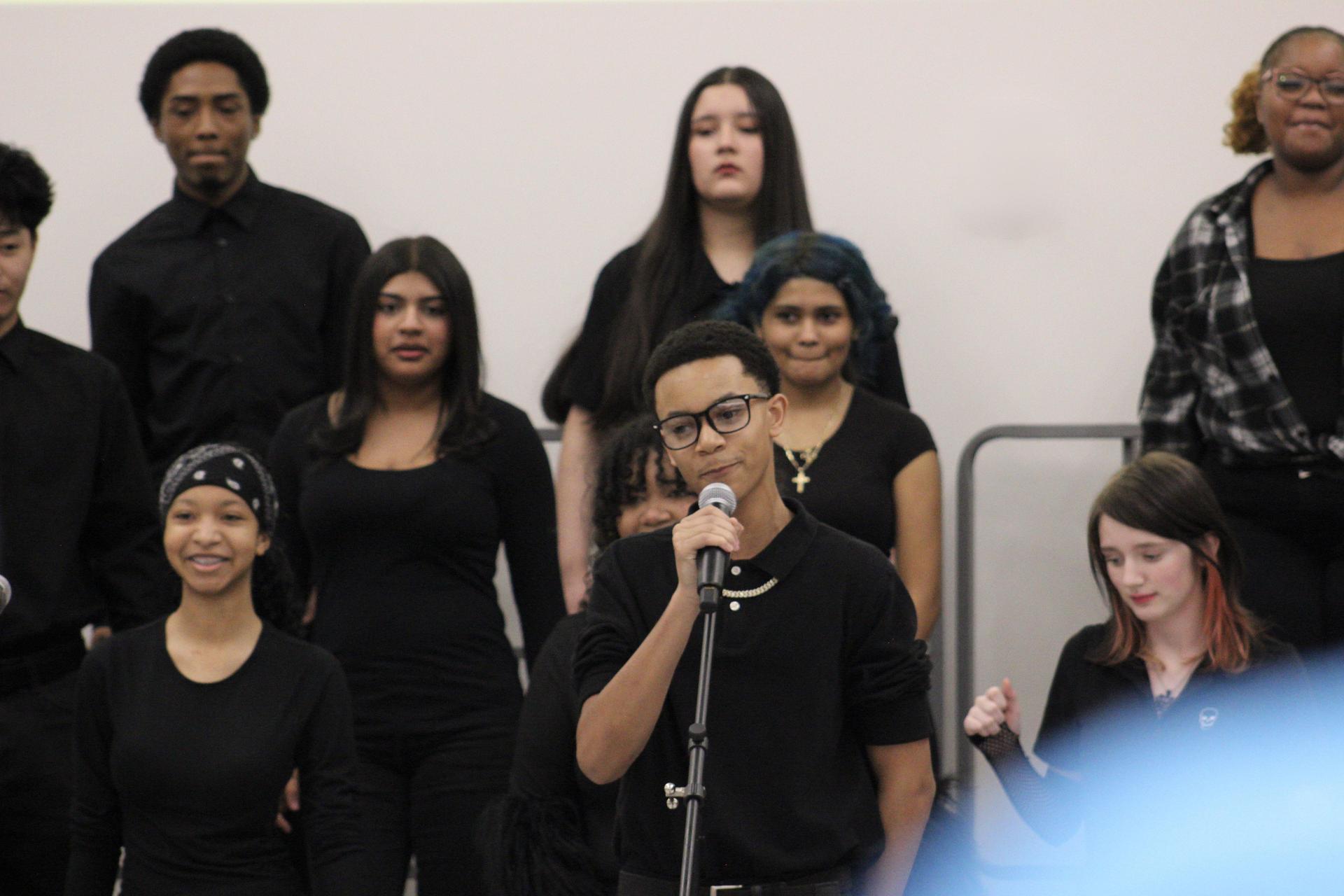 Choir singing