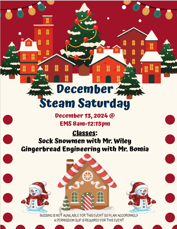 STEAM Saturday (Dec. 13, 2025)