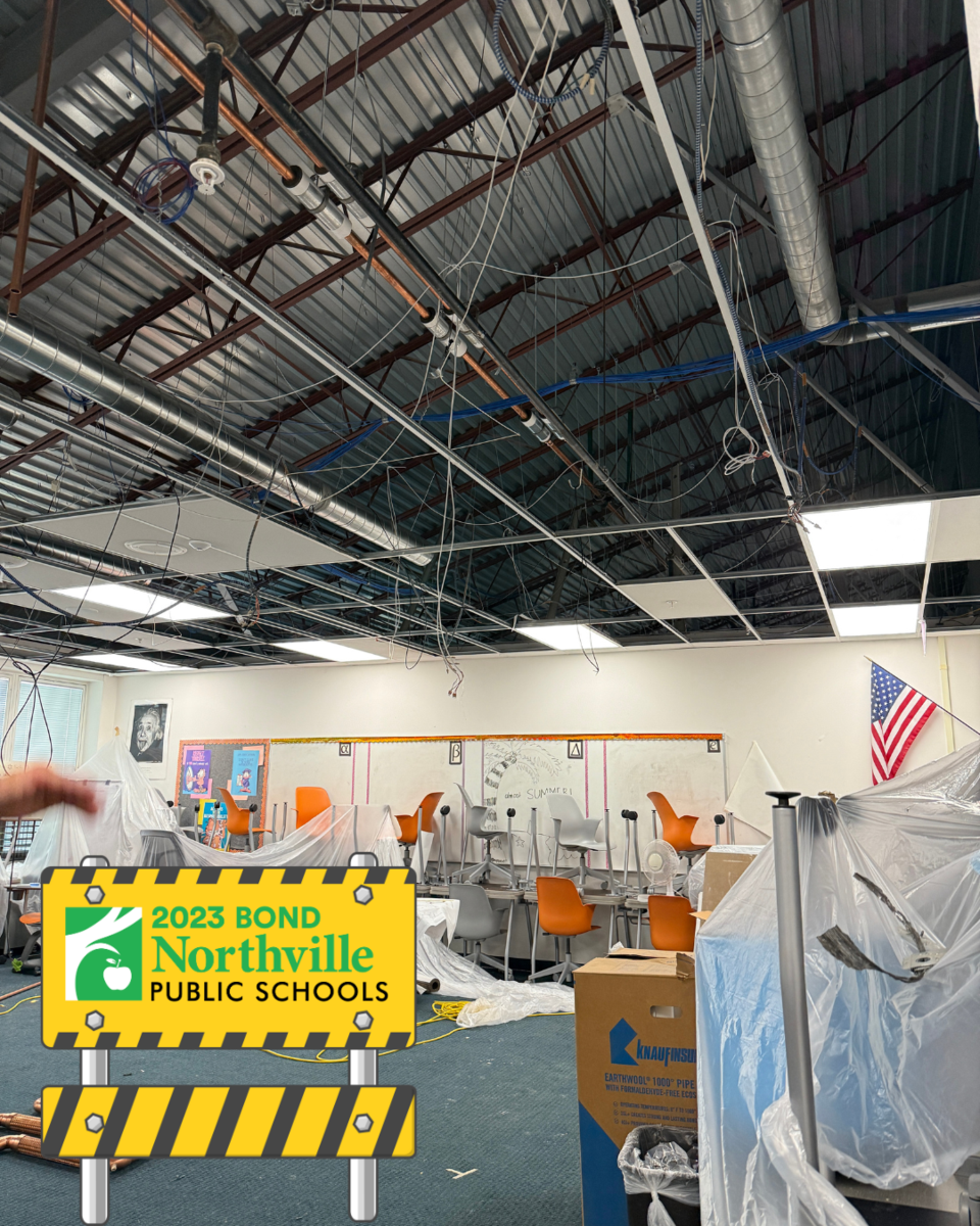 Tore up ceiling for HVAC repairs