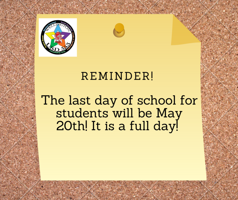 Last Day of School for Students is May 20th! Featured Photo