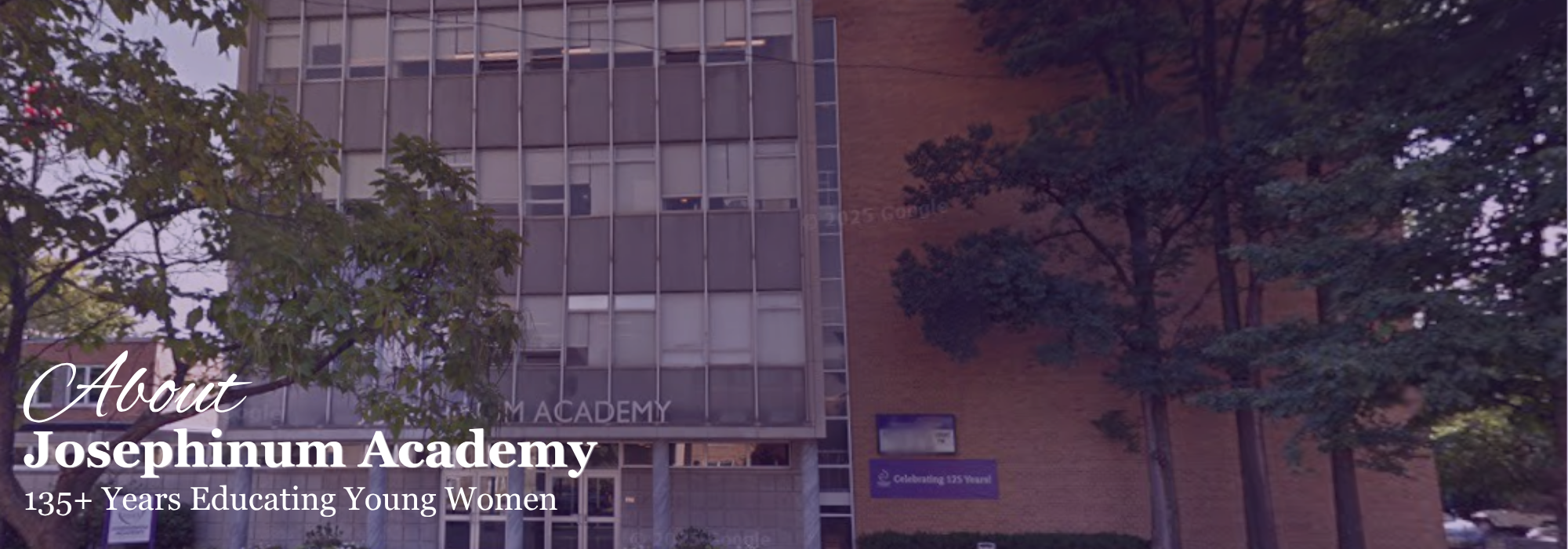 About Page - front of josephinum Academy