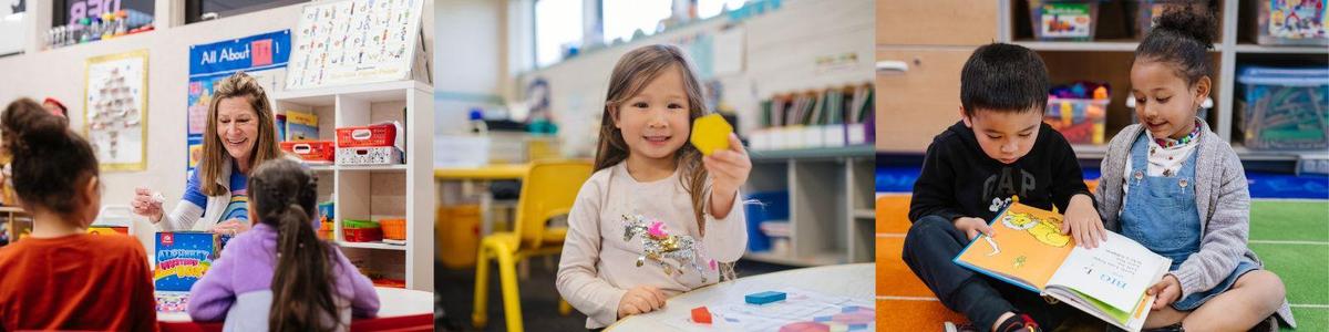 Photos of TK students smiling
