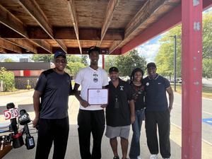 Dybantsa presented with School Committee Citation