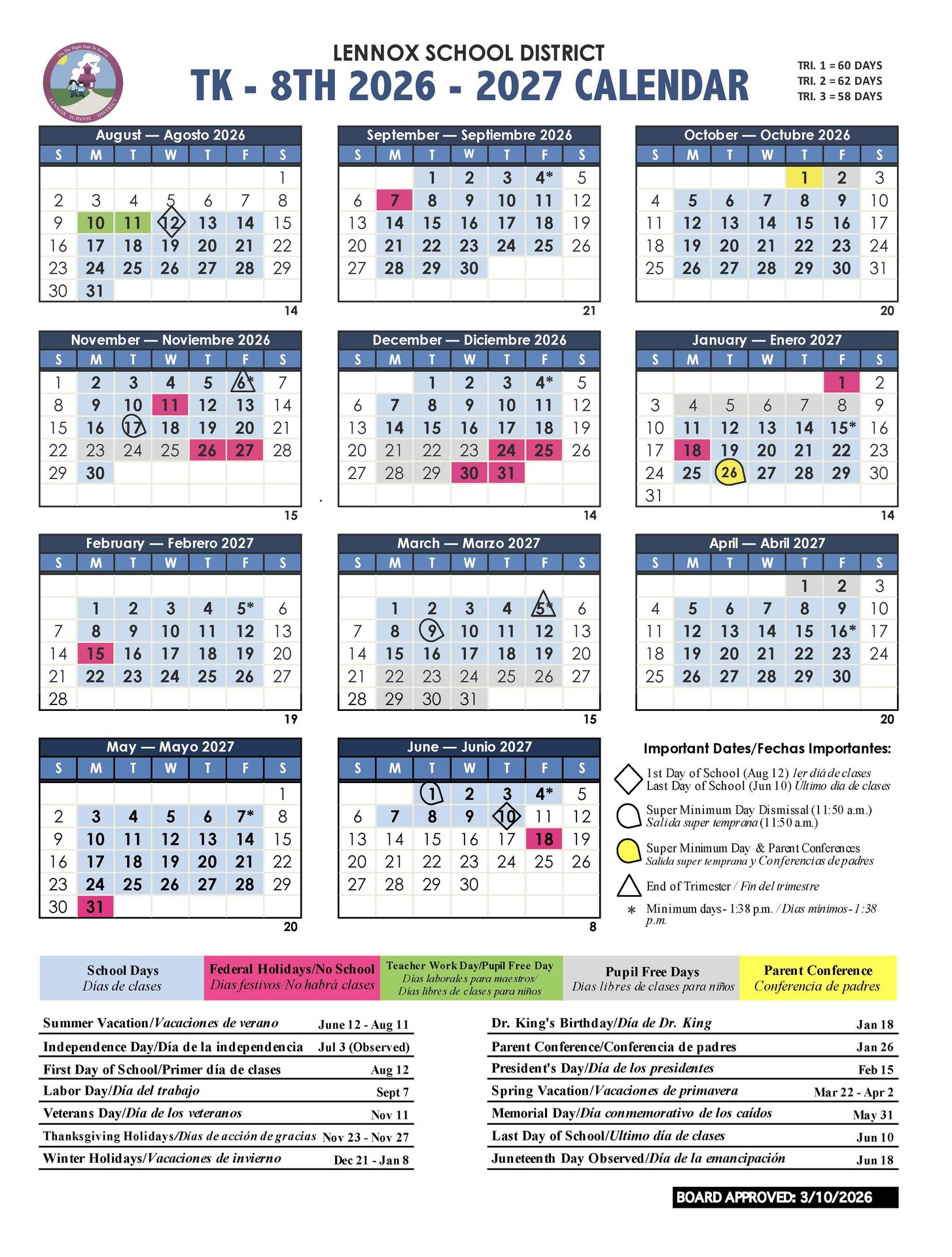 26/27 tk-8th school calendar