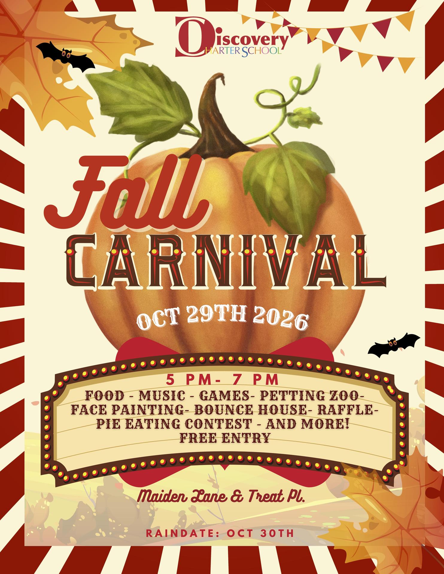 Flyer for the Fall Carnival