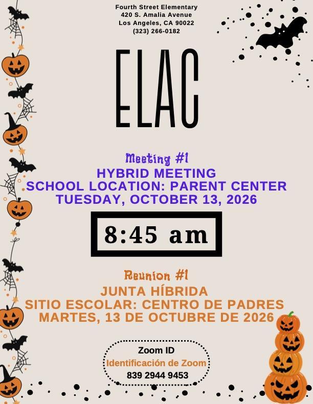 ELAC Meeting