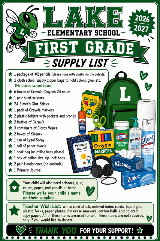 1st Grade List