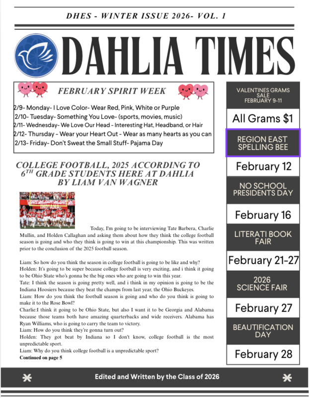 DHES Dahlia Times Vol.1