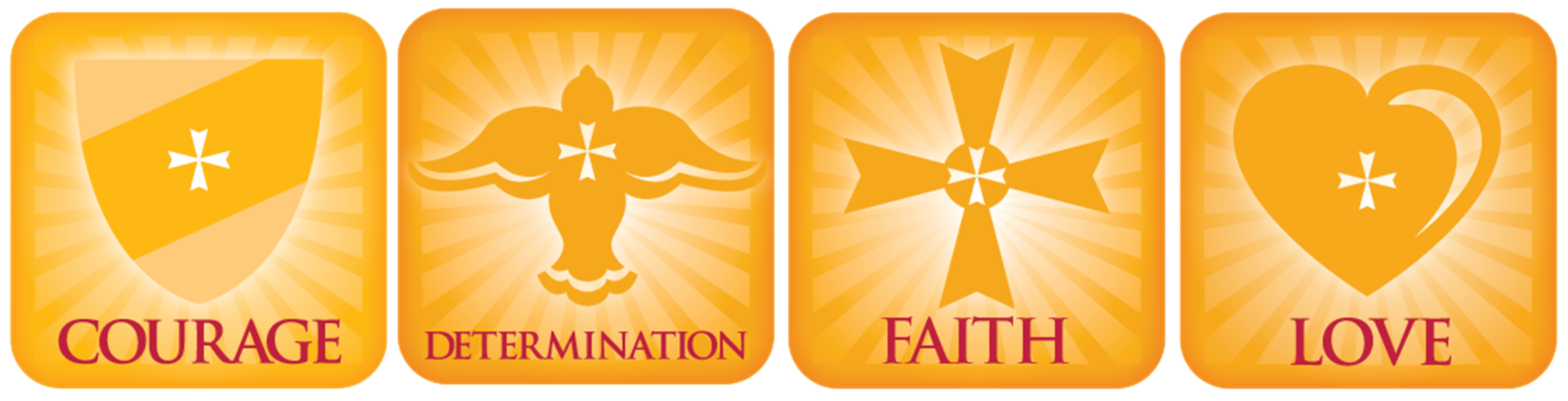 Courage, Determination, Faith, Love images