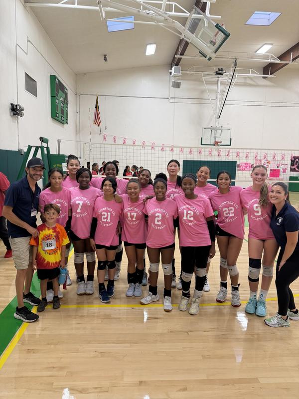 8th grade volleyball team pic