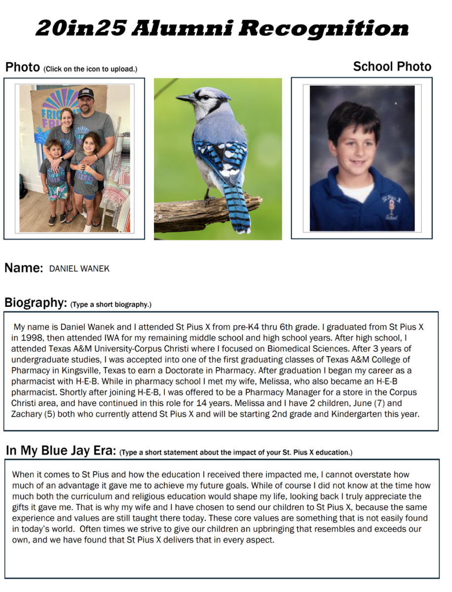 Daniel Wanek Alumni Info