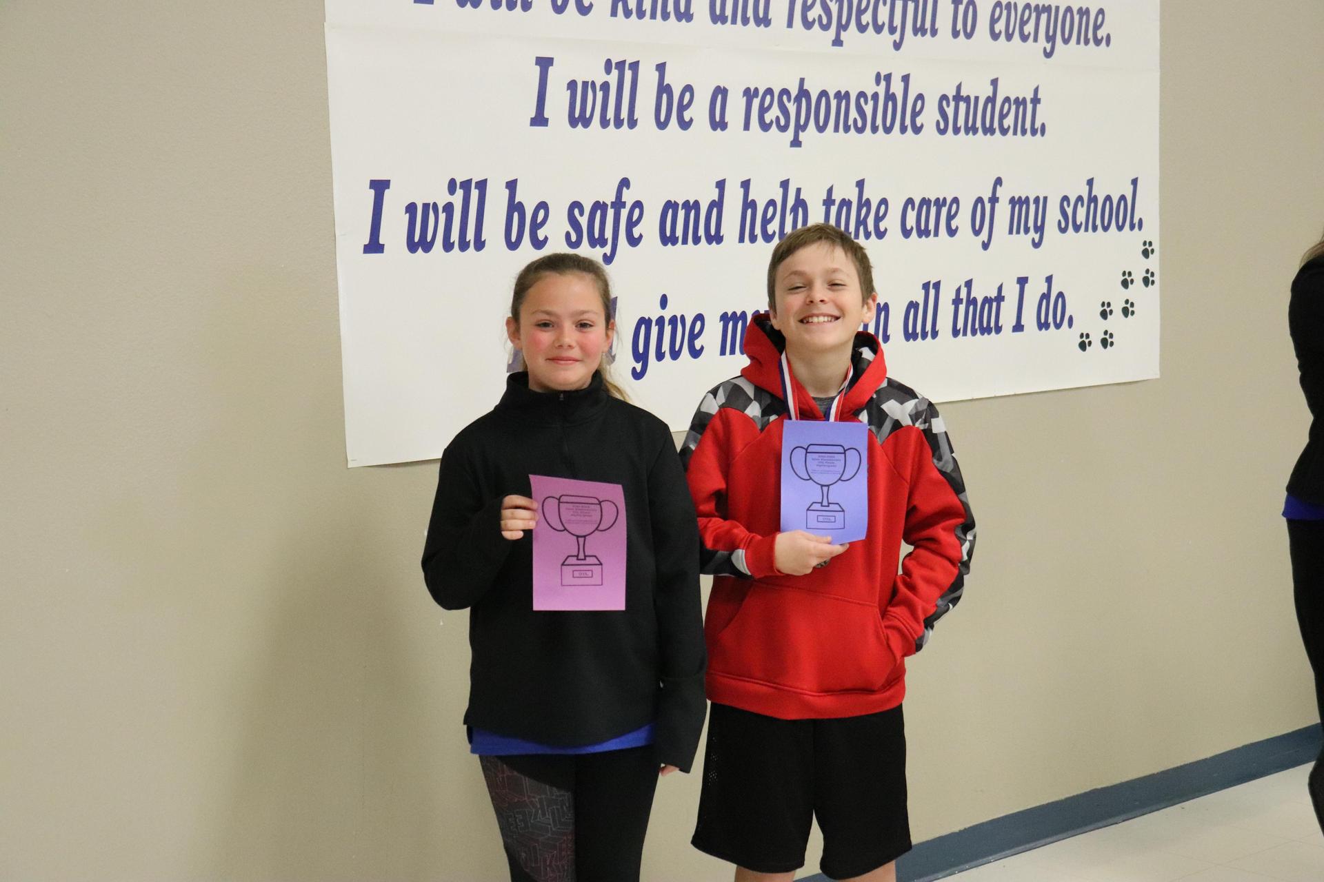 5th Grade Maps, Charts, and Graphs: Mikah Jones and Connor Ross Medalists: 2nd Place Individual Connor Ross