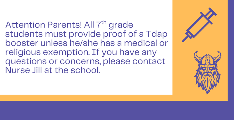 Attention 7th Grade Parents