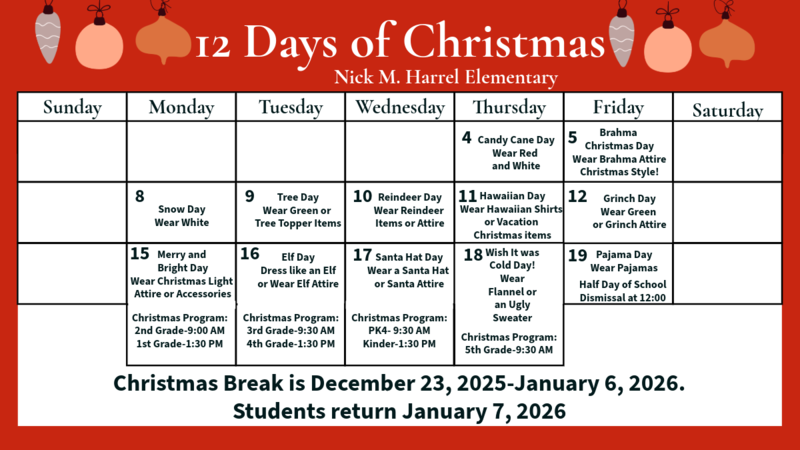 12 Days of Christmas
