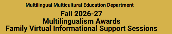 Multilingualism Awards