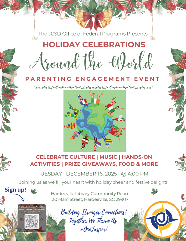 🎉 Join Us for a Festive “Around the World” Parent Engagement Event! 🌎🎄 Featured Photo