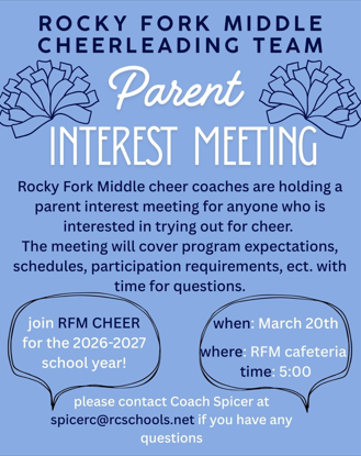 Parent Interest Meeting