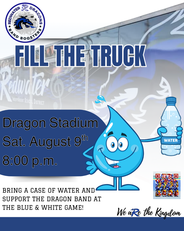 We’re collecting bottled water donations during Meet the Dragons at the Blue & White Game on Saturday, August 9 at 8:00 PM at Dragon Stadium.