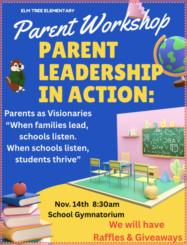 English flyer for Parent meeting