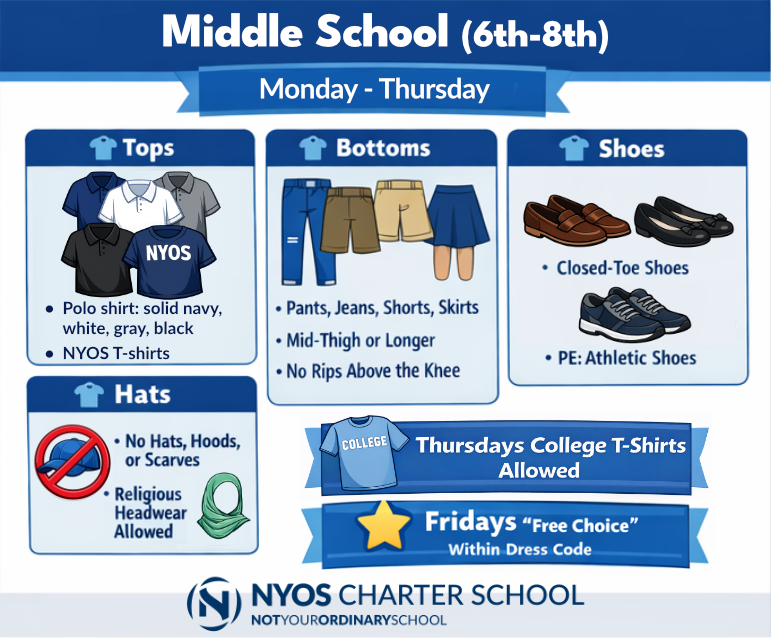Middle School Dress Code