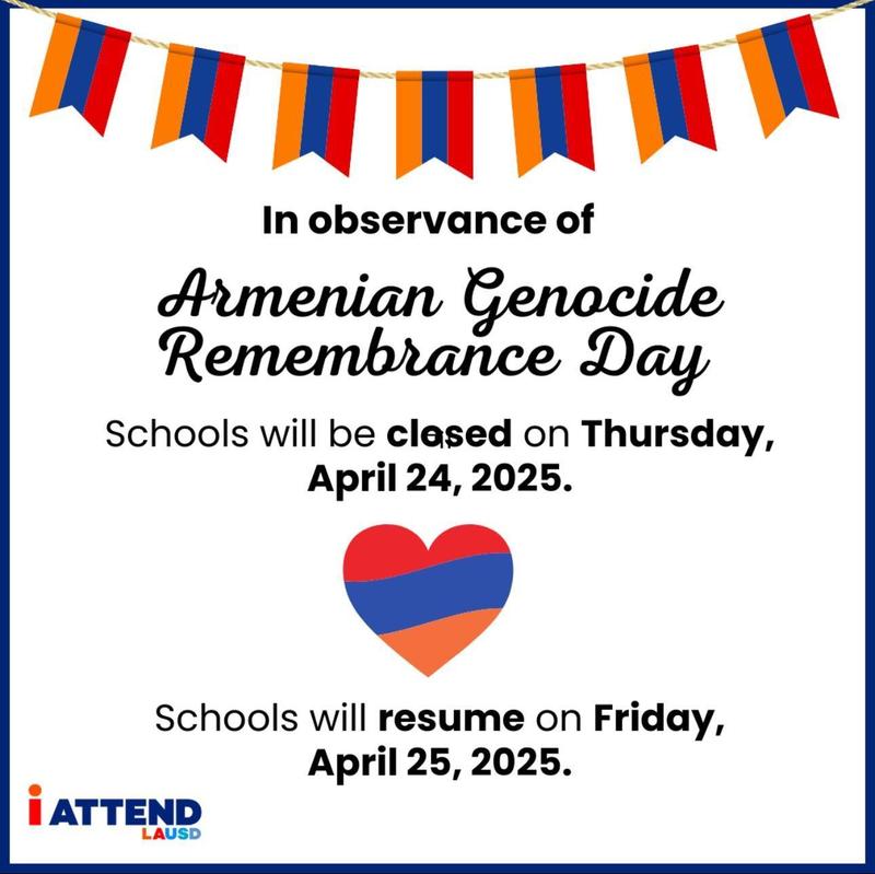 Remembrance of Armenian Genocide Day Flyer