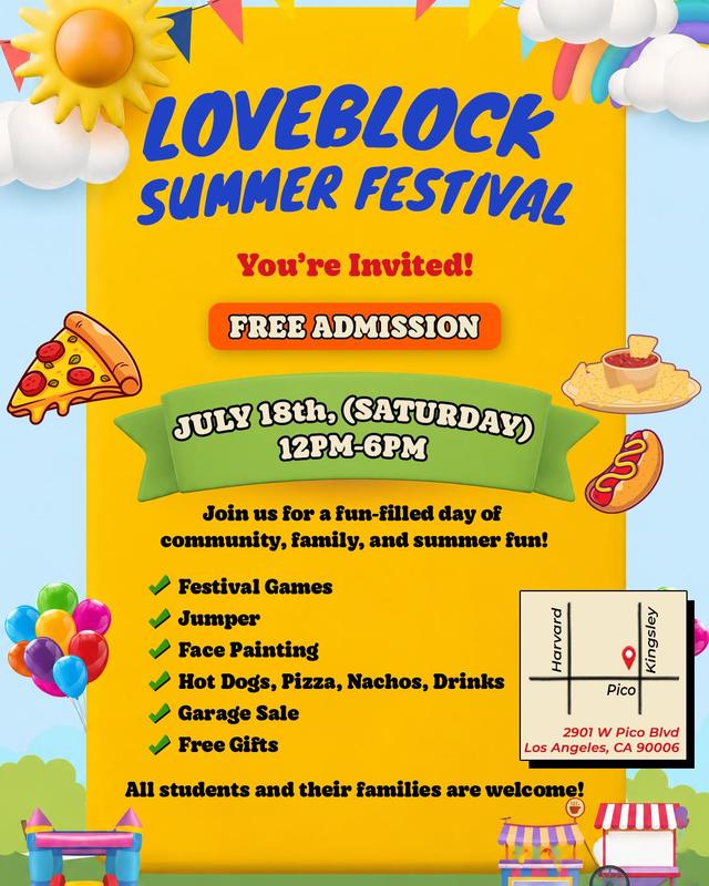 summer festival flyer