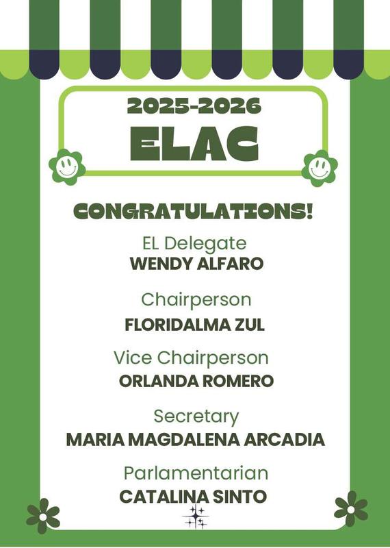 25-26 ELAC Officers