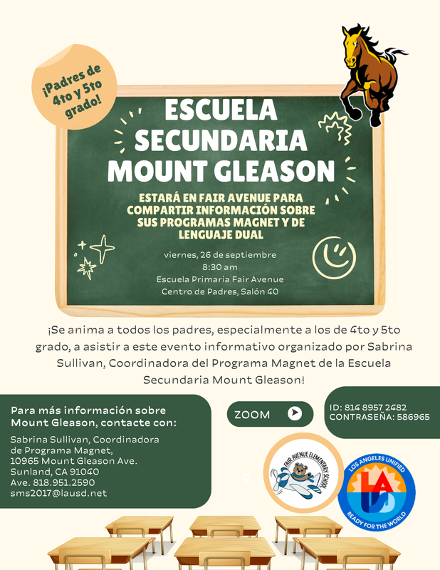 Mount Gleason Flyer_Spanish