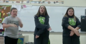 Students work on a rap/song or poem as part of their Ancient China and Ancient India unit.