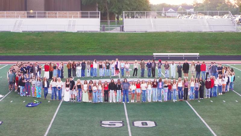 TK Class of 2027 gathers for Senior Sunrise.