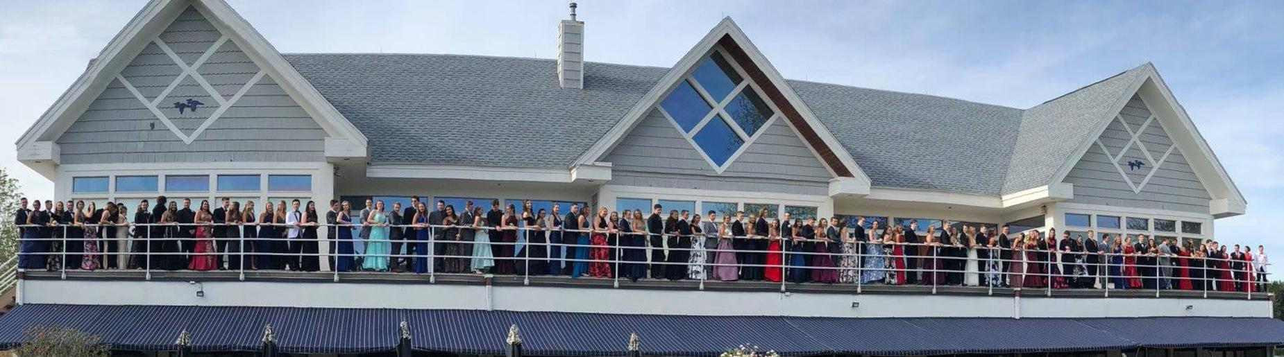 all students at prom 2018