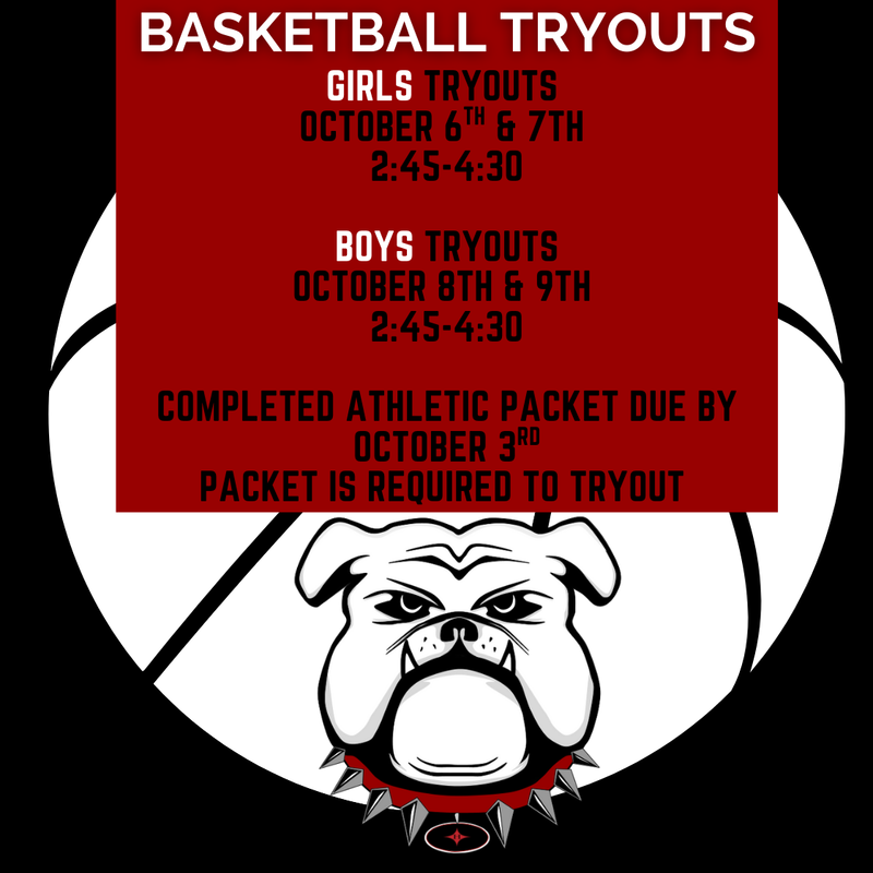 basketball tryouts with dates and times