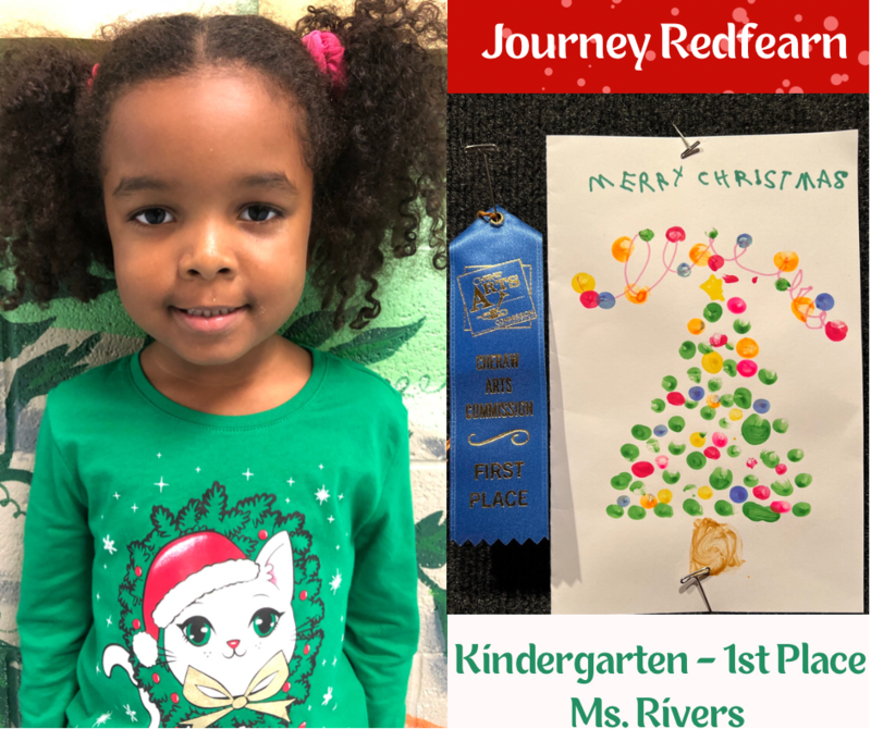 Christmas Card Winners - Cheraw Recreation Department Featured Photo