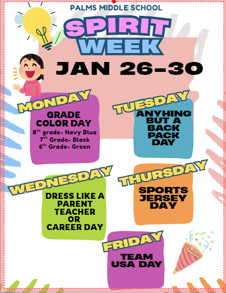 Welcome Back Spirit Week