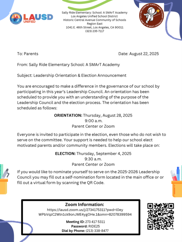 Leadership O and E Flyer