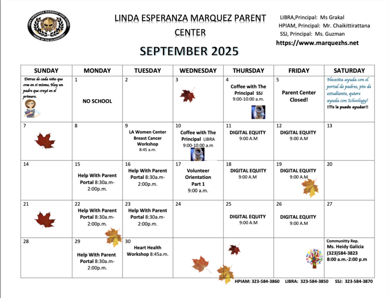 Check out all the exciting September opportunities/ ¡Descubre todas las emocionantes oportunidades de septiembre!