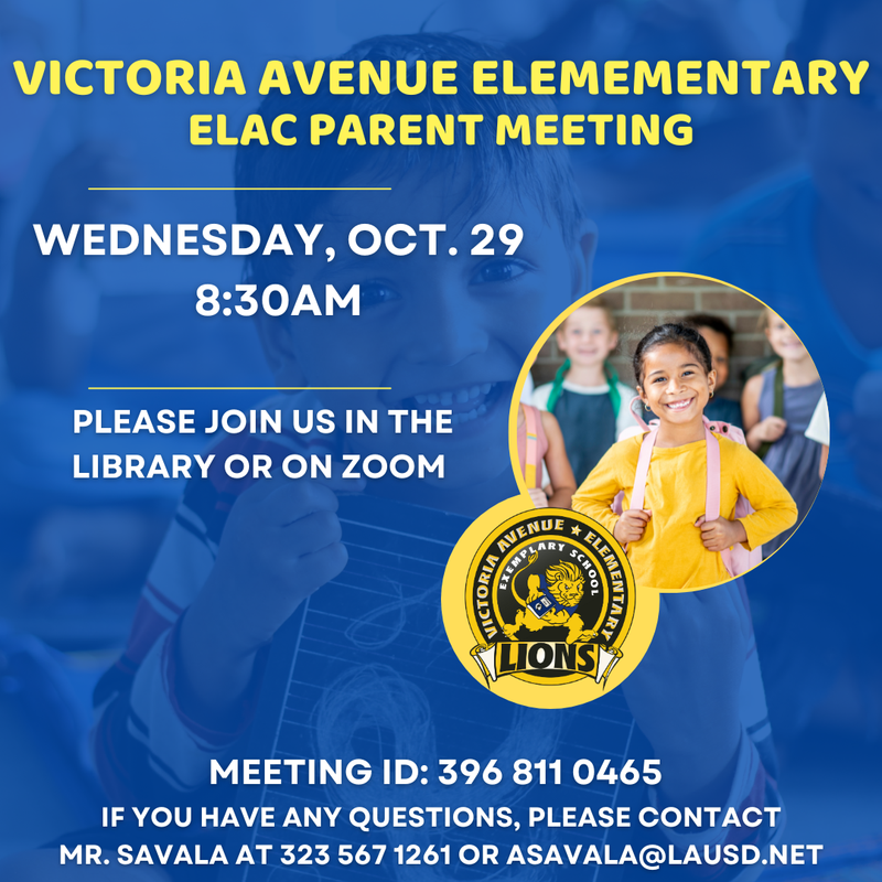 ELAC Parent meeting